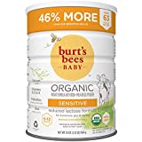 Burt's Bees Baby Organic Sensitive Infant Formula with Iron, White, 34 Oz